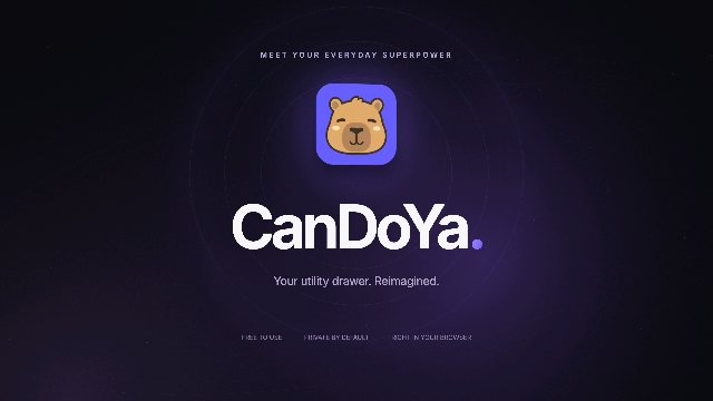 CanDoYa demo poster