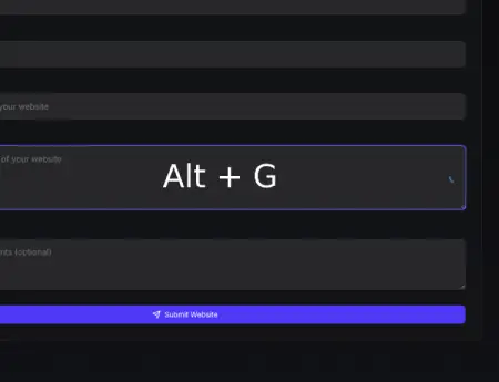 Quick Fill with <span class="text-green-500">Alt + G</span>
